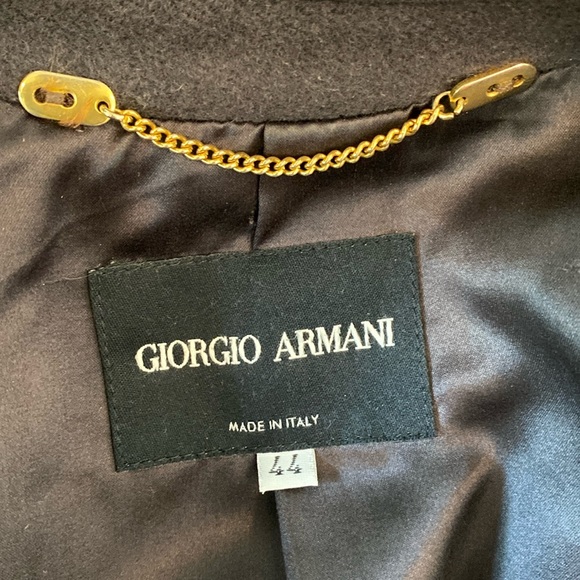 Rare Giorgio Armani Angora Blend Coat, Size 44 - Picture 13 of 17
